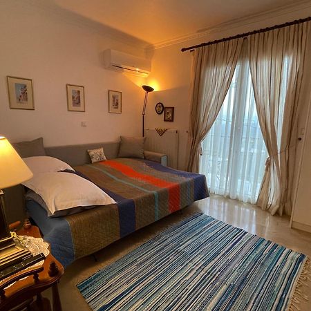 Schoenes Familienappartement In Pelekas, Corfu Mit Meerblick Bagian luar foto