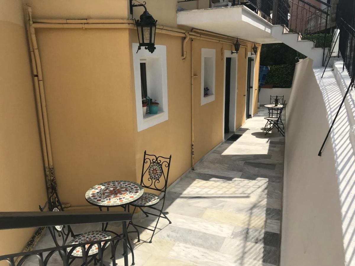 Schoenes Familienappartement In Pelekas, Corfu Mit Meerblick Bagian luar foto