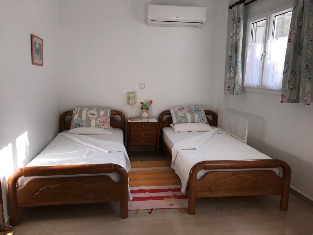 Schoenes Familienappartement In Pelekas, Corfu Mit Meerblick Bagian luar foto