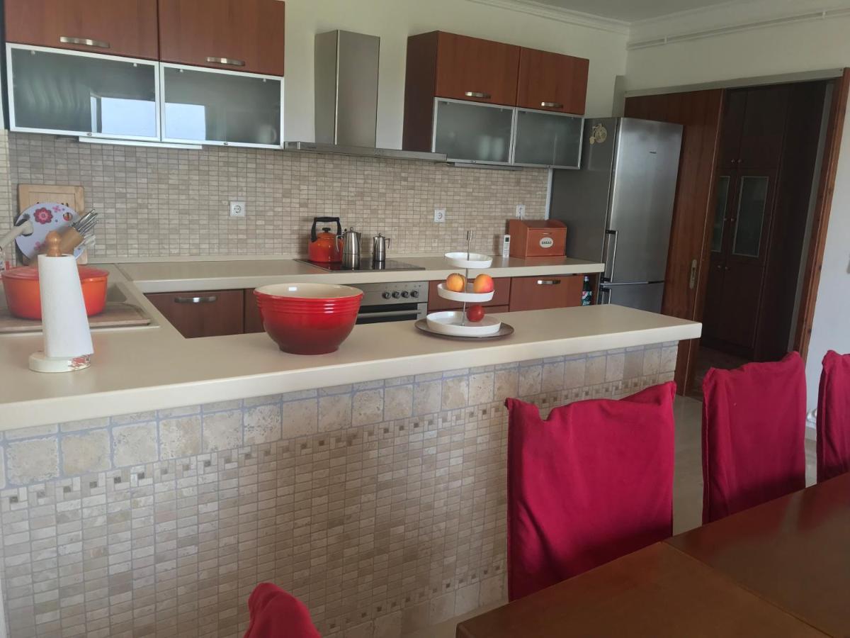 Schoenes Familienappartement In Pelekas, Corfu Mit Meerblick Bagian luar foto