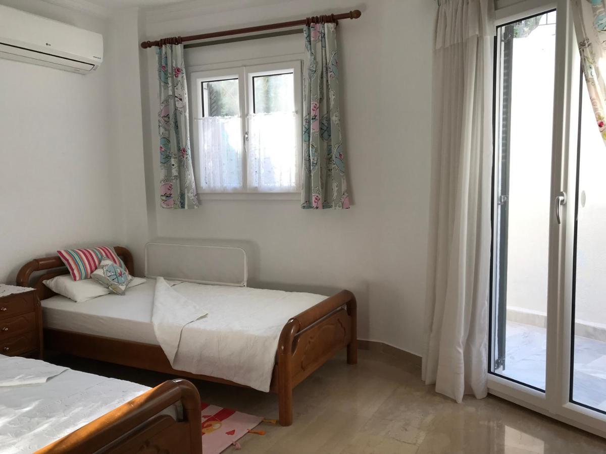 Schoenes Familienappartement In Pelekas, Corfu Mit Meerblick Bagian luar foto
