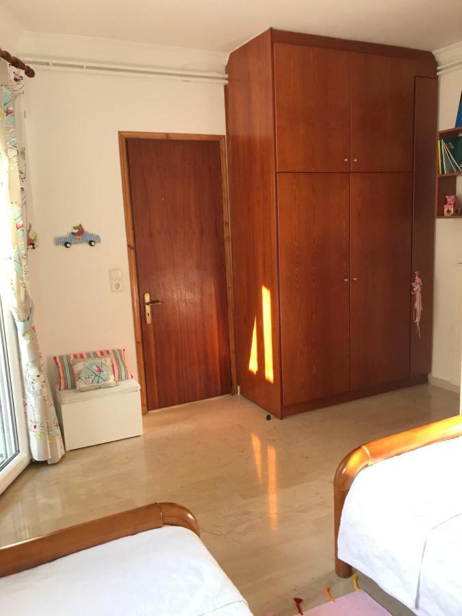 Schoenes Familienappartement In Pelekas, Corfu Mit Meerblick Bagian luar foto