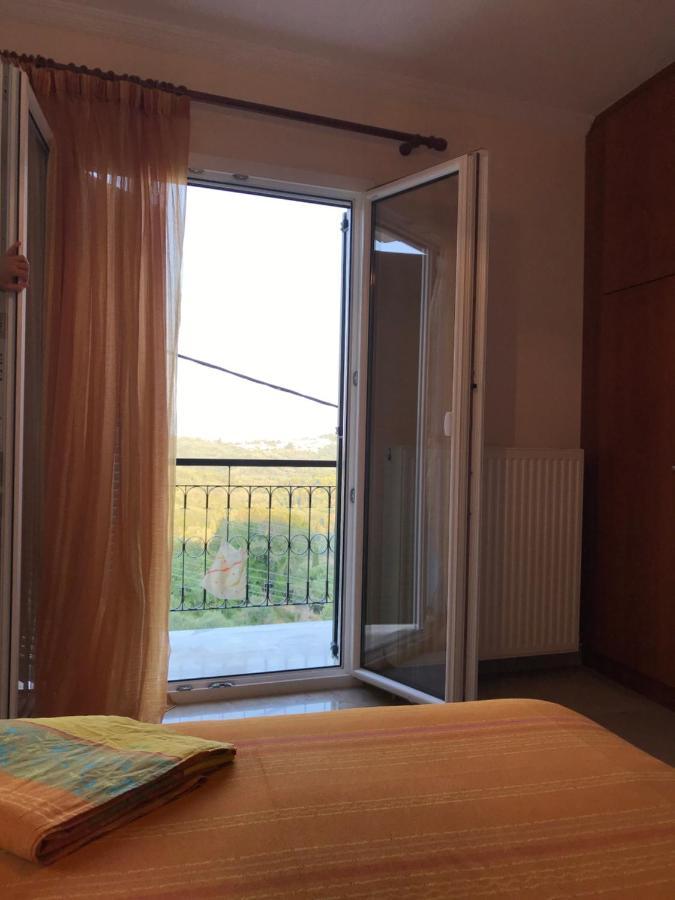 Schoenes Familienappartement In Pelekas, Corfu Mit Meerblick Bagian luar foto