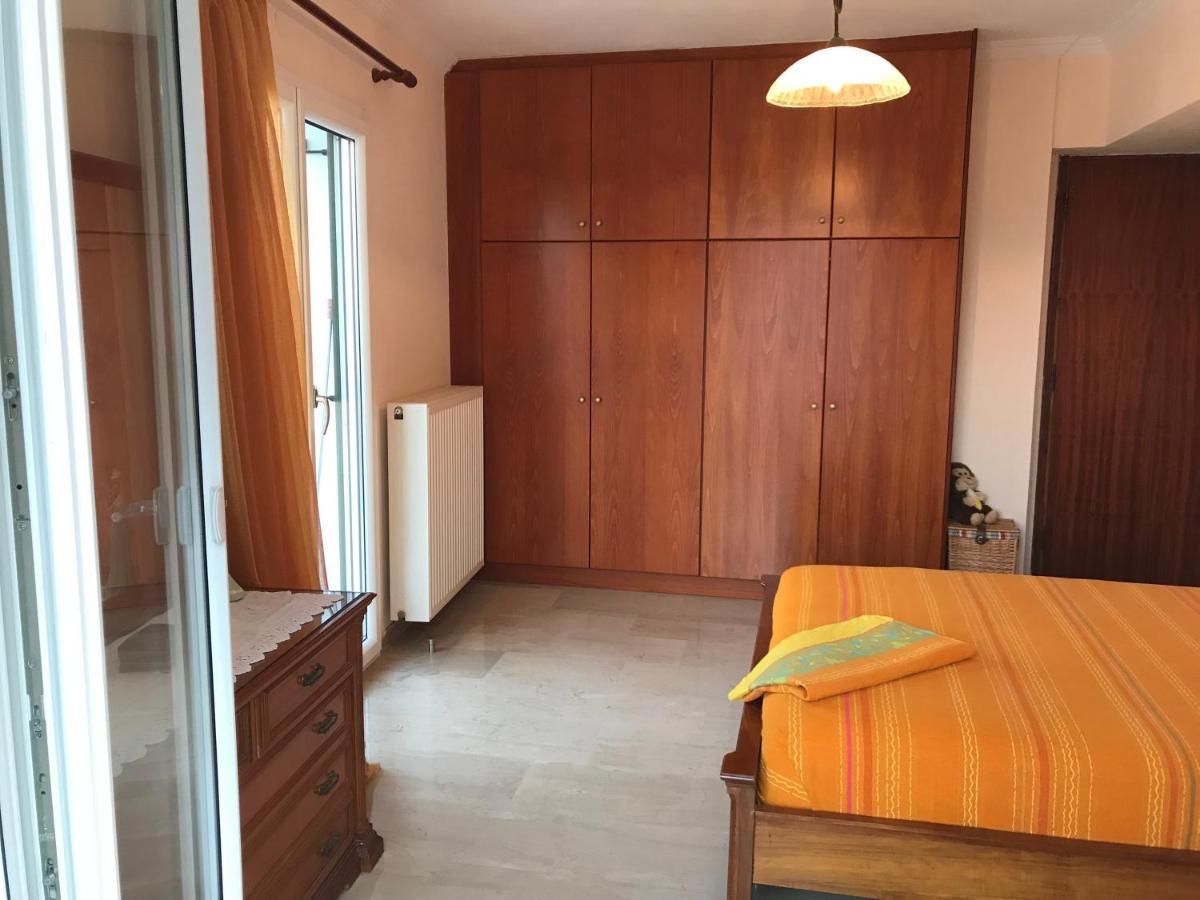 Schoenes Familienappartement In Pelekas, Corfu Mit Meerblick Bagian luar foto