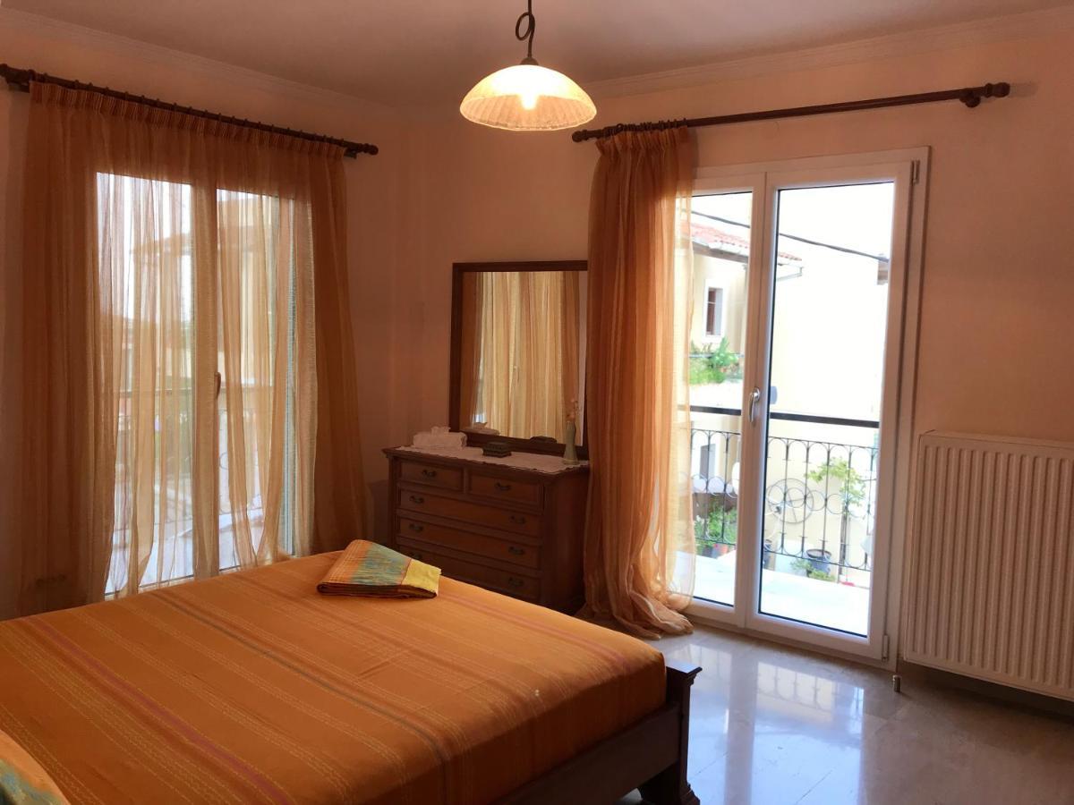 Schoenes Familienappartement In Pelekas, Corfu Mit Meerblick Bagian luar foto