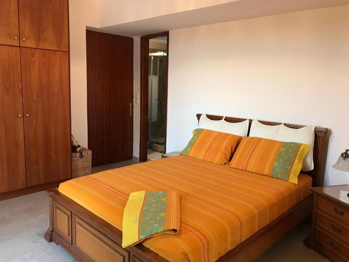 Schoenes Familienappartement In Pelekas, Corfu Mit Meerblick Bagian luar foto