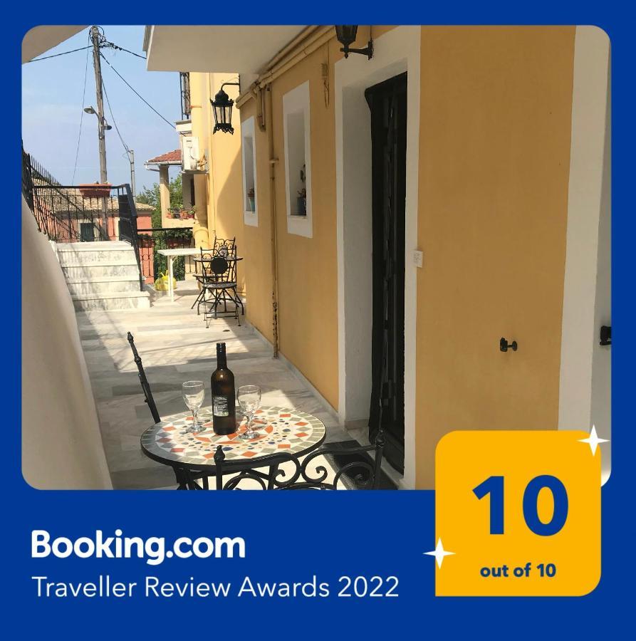 Schoenes Familienappartement In Pelekas, Corfu Mit Meerblick Bagian luar foto