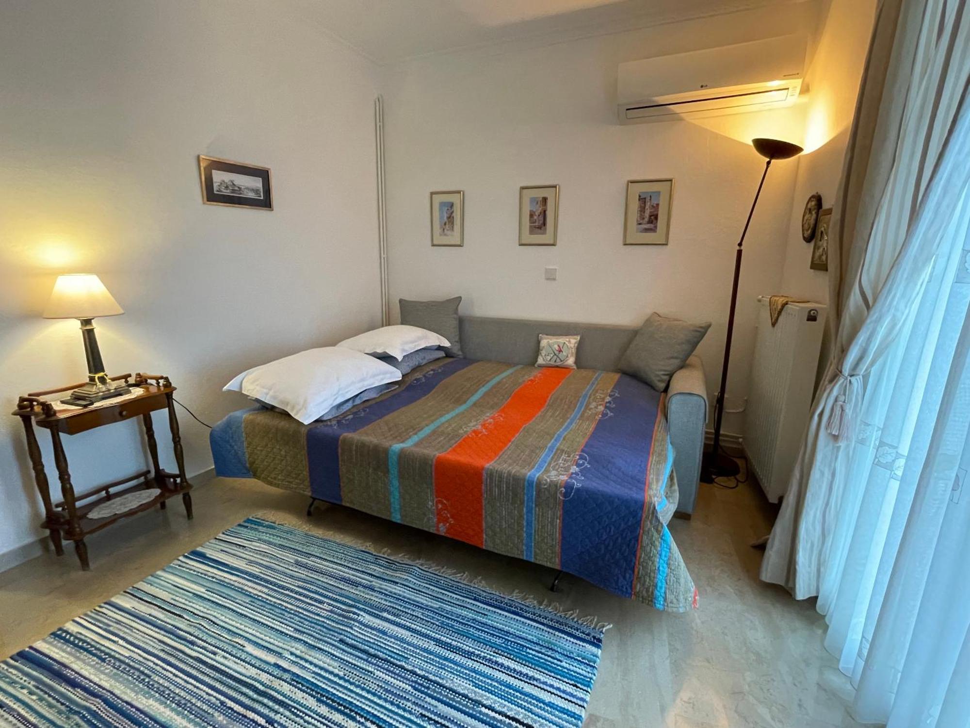 Schoenes Familienappartement In Pelekas, Corfu Mit Meerblick Bagian luar foto